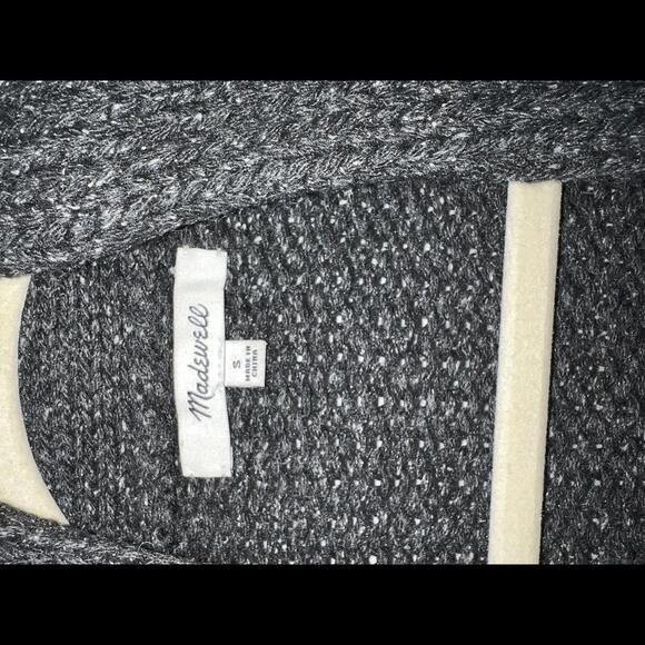Madewell Greenhill Sweater Coat Ashland Slate NWOT size Small - Picture 4 of 8